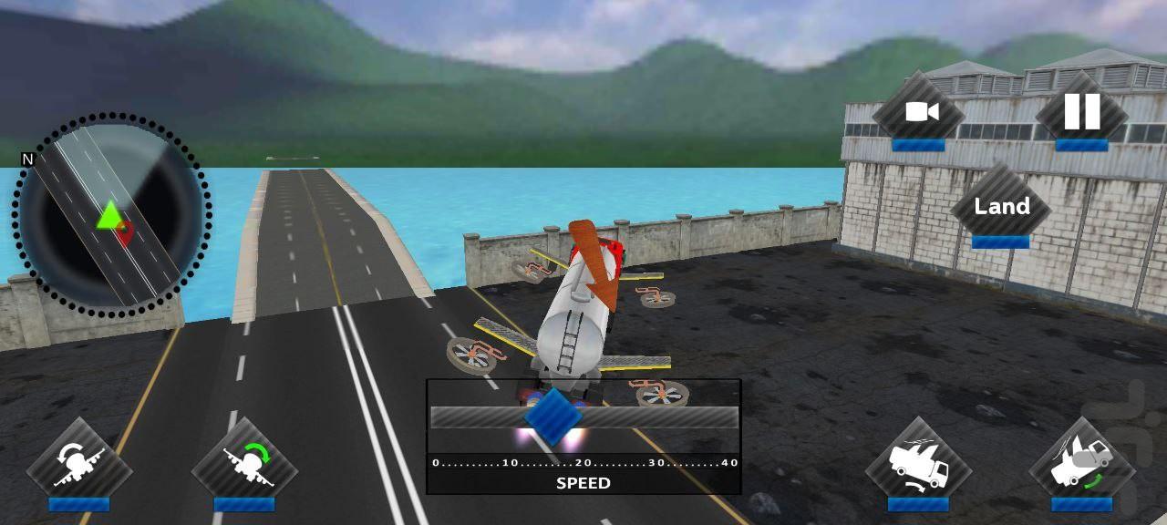 پرواز با تانکر حمل سوخت | بازی جدید - عکس بازی موبایلی اندروید