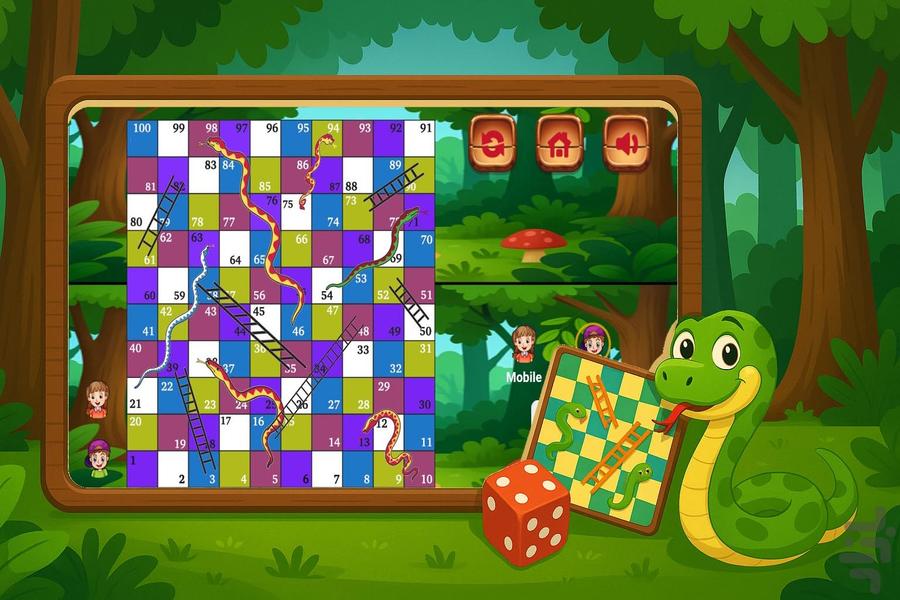 بازی مارپله - عکس برنامه موبایلی اندروید