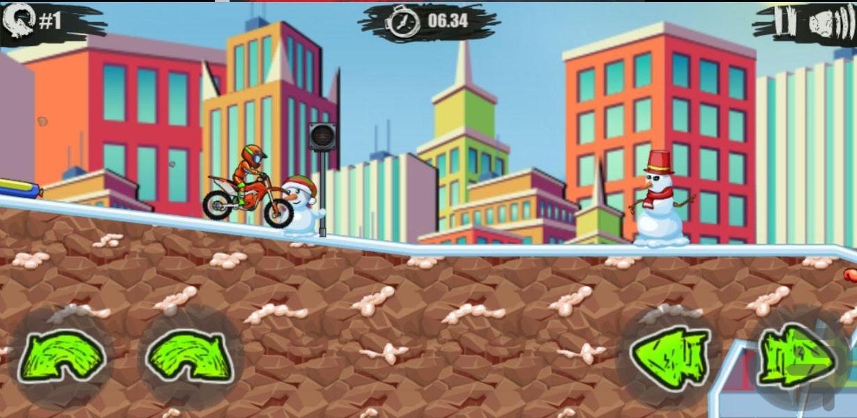 موتورکراس - Gameplay image of android game