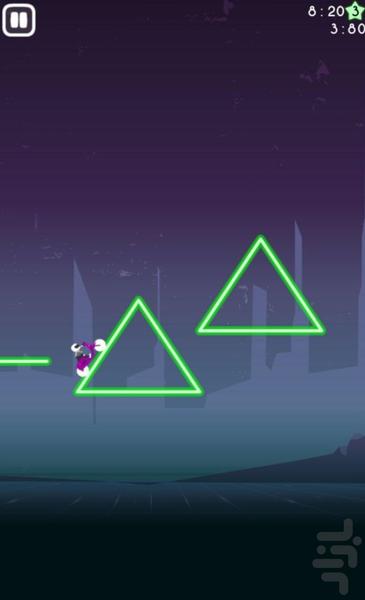 موتورسواری نوری - Gameplay image of android game
