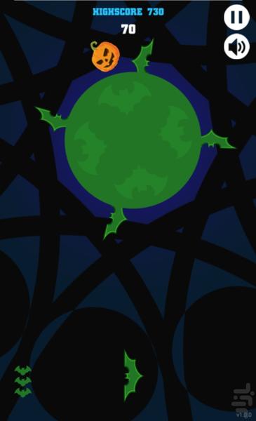 پرتاب تیغ هالووین - Gameplay image of android game