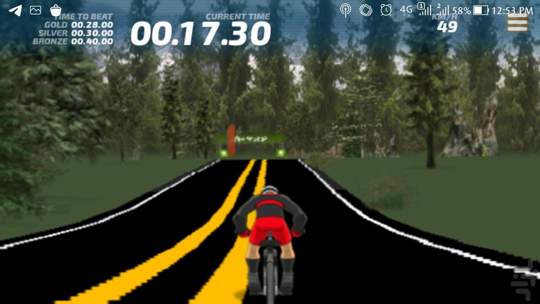 دوچرخه بازی - عکس بازی موبایلی اندروید