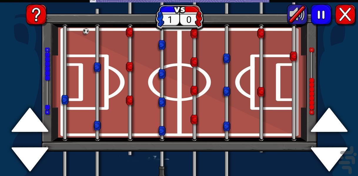 فوتبال دستی - Gameplay image of android game