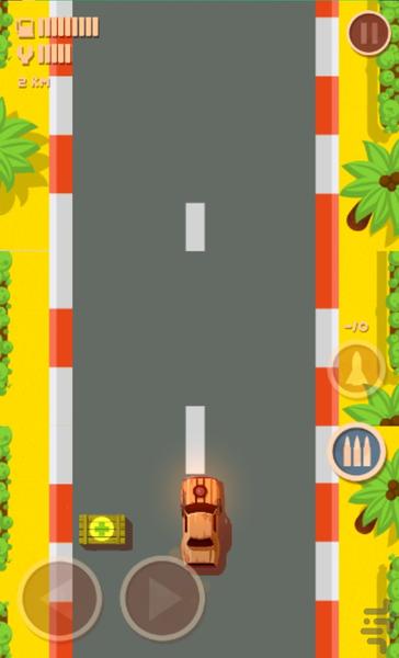 جنگ در جاده - Gameplay image of android game
