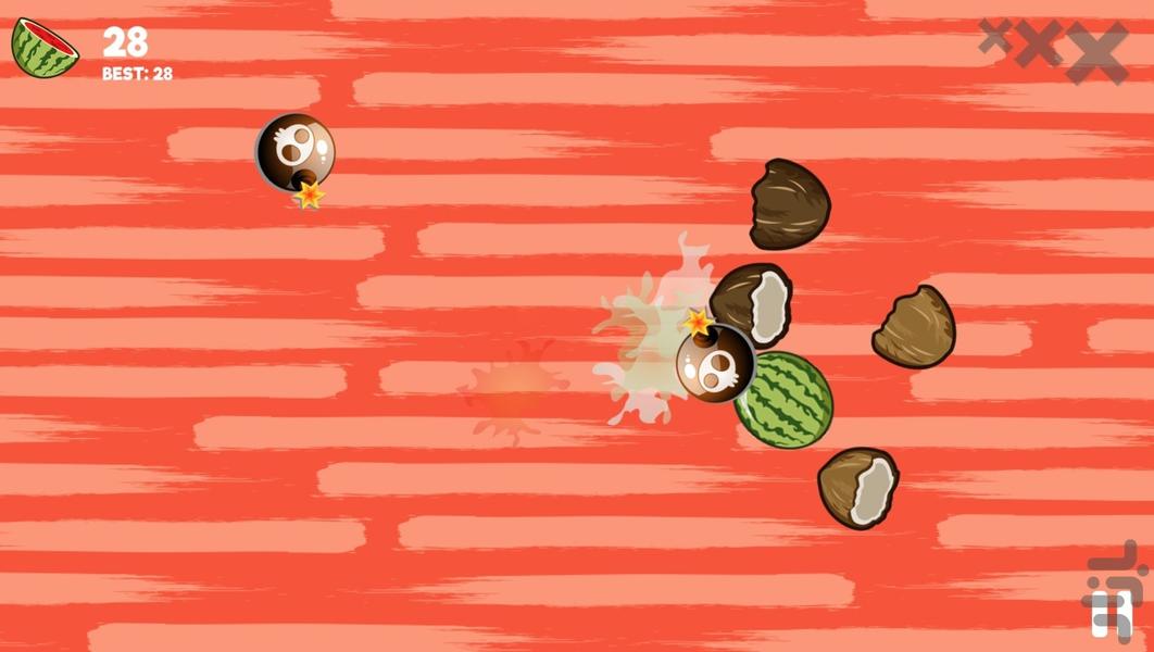میوه خرد کن - Gameplay image of android game