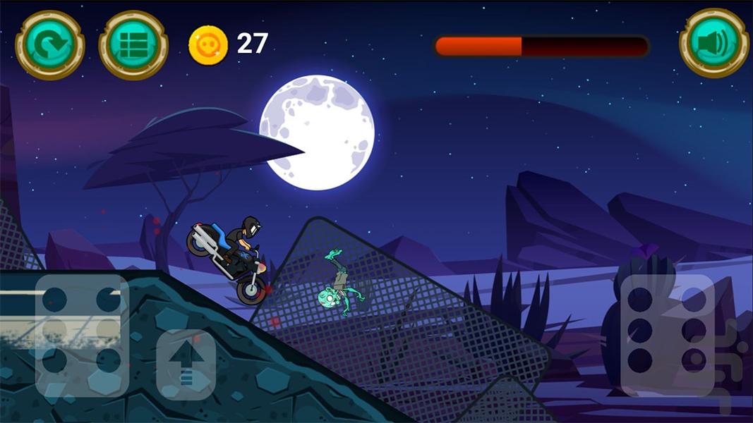 بازی زامبی موتوری - عکس بازی موبایلی اندروید