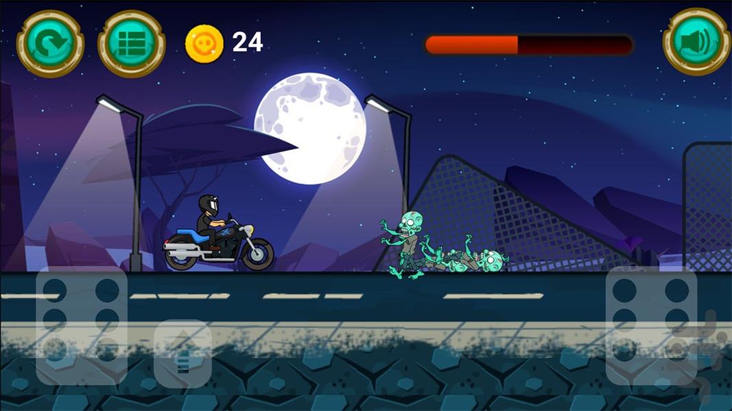 بازی زامبی موتوری - عکس بازی موبایلی اندروید