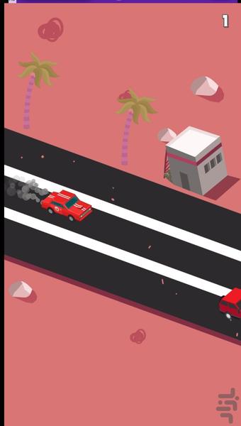 رانندگی در جاده - Gameplay image of android game