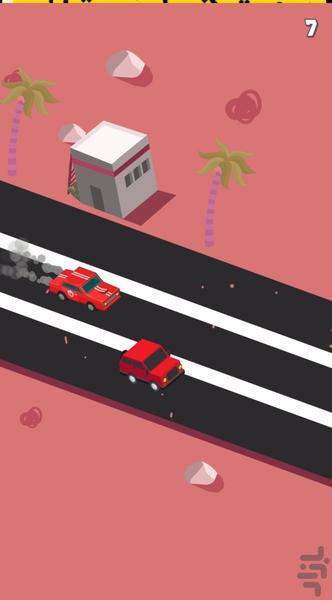 رانندگی در جاده - Gameplay image of android game