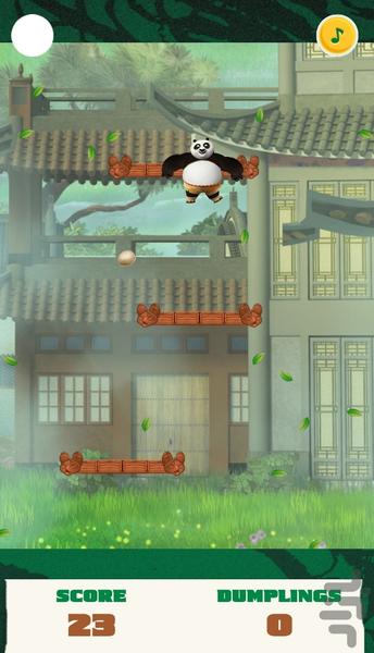 پاندا کونگ فو کار پرشی - Gameplay image of android game