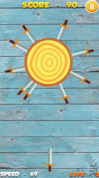 پرتاب چاقو - Gameplay image of android game