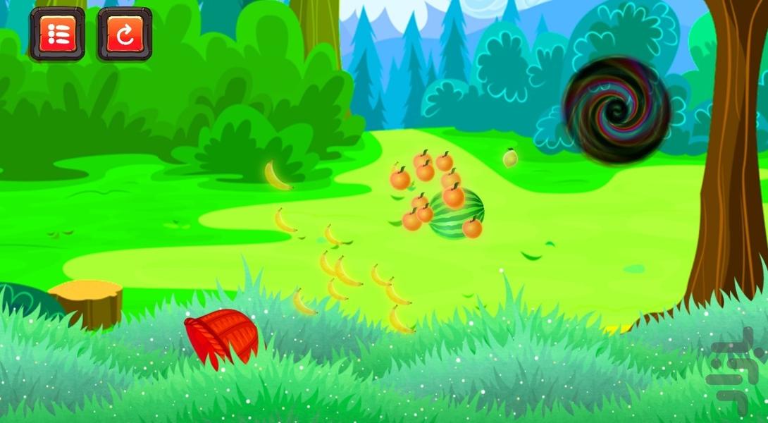 پرتاب هندوانه - Gameplay image of android game