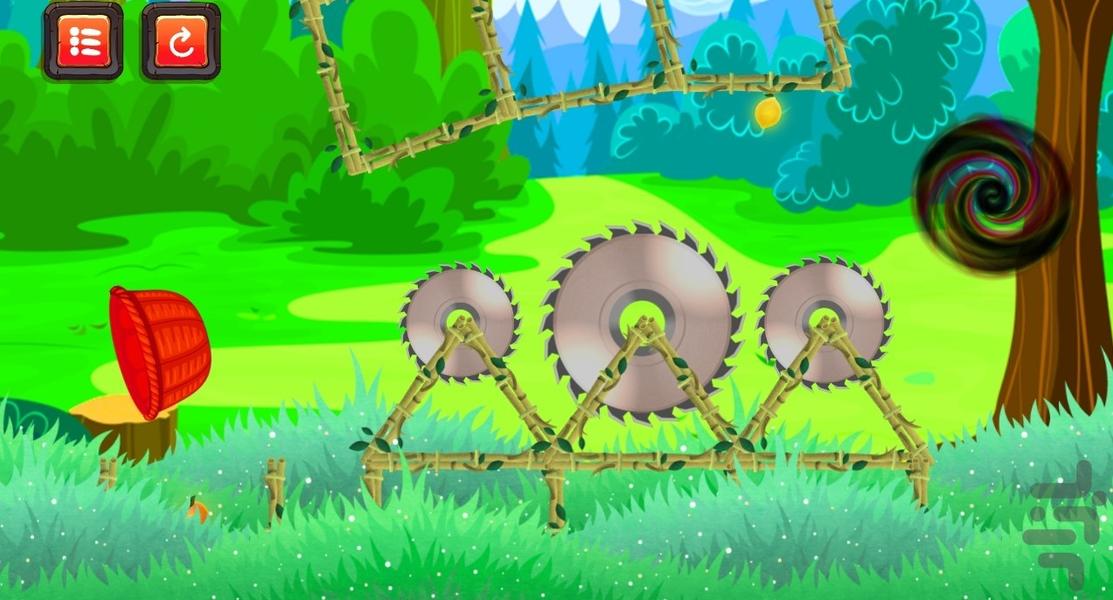 پرتاب هندوانه - Gameplay image of android game