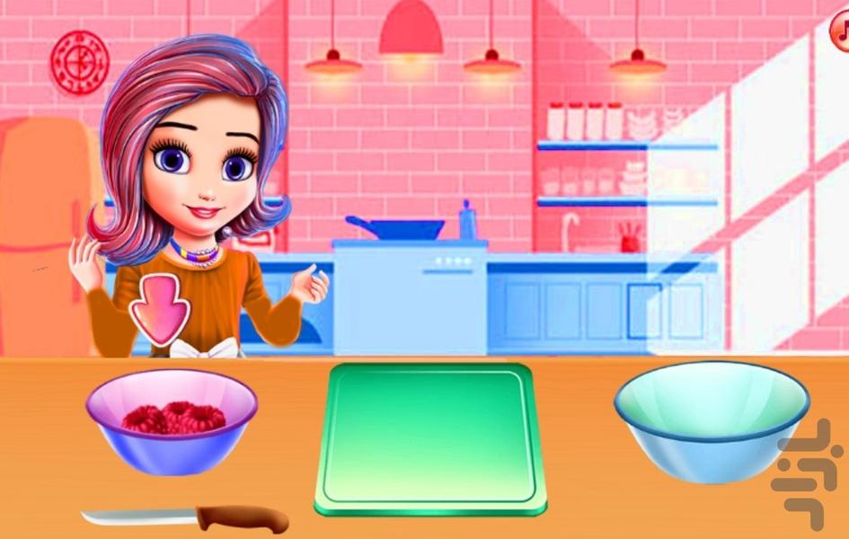 بازی اشپزی پخت کاپ کیک - Gameplay image of android game