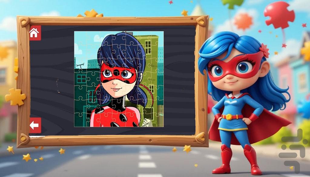 بازی پازل دختر کفشدوزکی - Gameplay image of android game