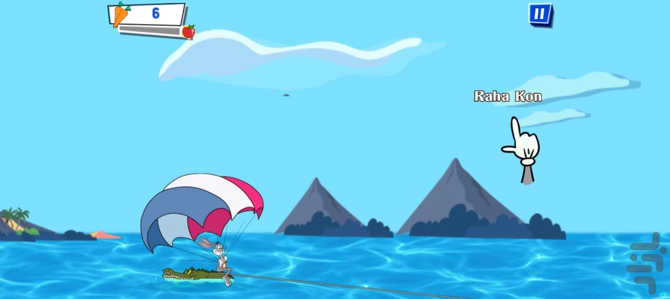 خرگوش بازیگوش - Gameplay image of android game