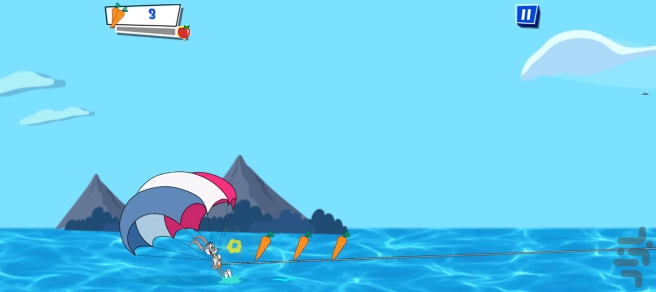 خرگوش بازیگوش - Gameplay image of android game