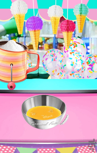 بازی ساخت بستنی خامه ای - Gameplay image of android game