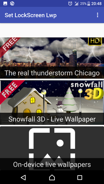 Set Lock Screen live wallpaper - Image screenshot of android app