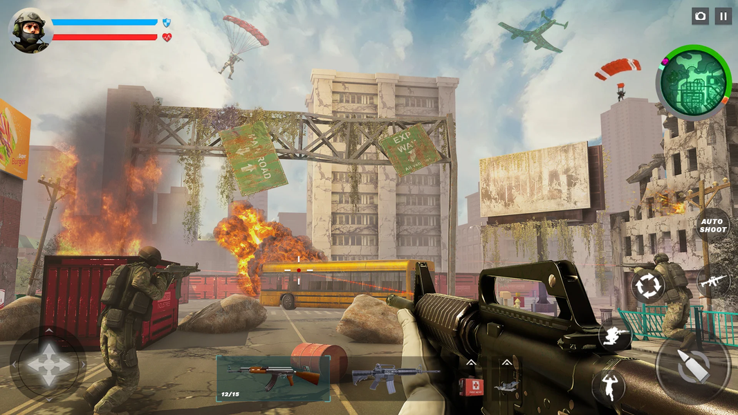 Modern Army War: FPS Gun Games - عکس بازی موبایلی اندروید