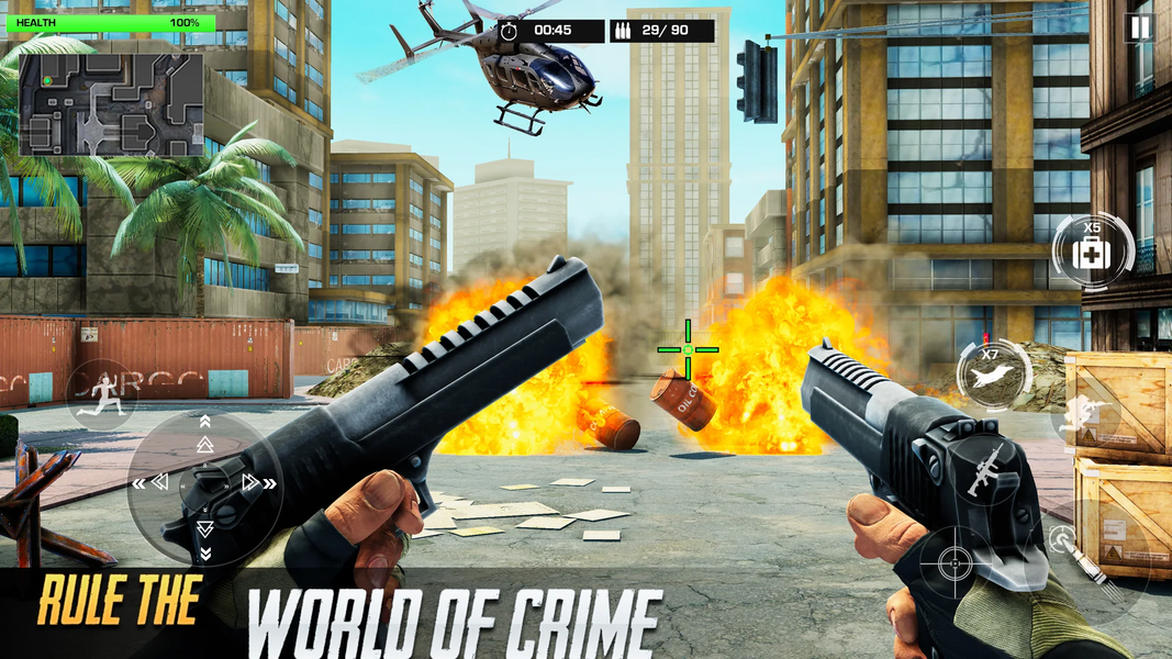 Gangster Crime: Mafia Gun Game - Gameplay image of android game