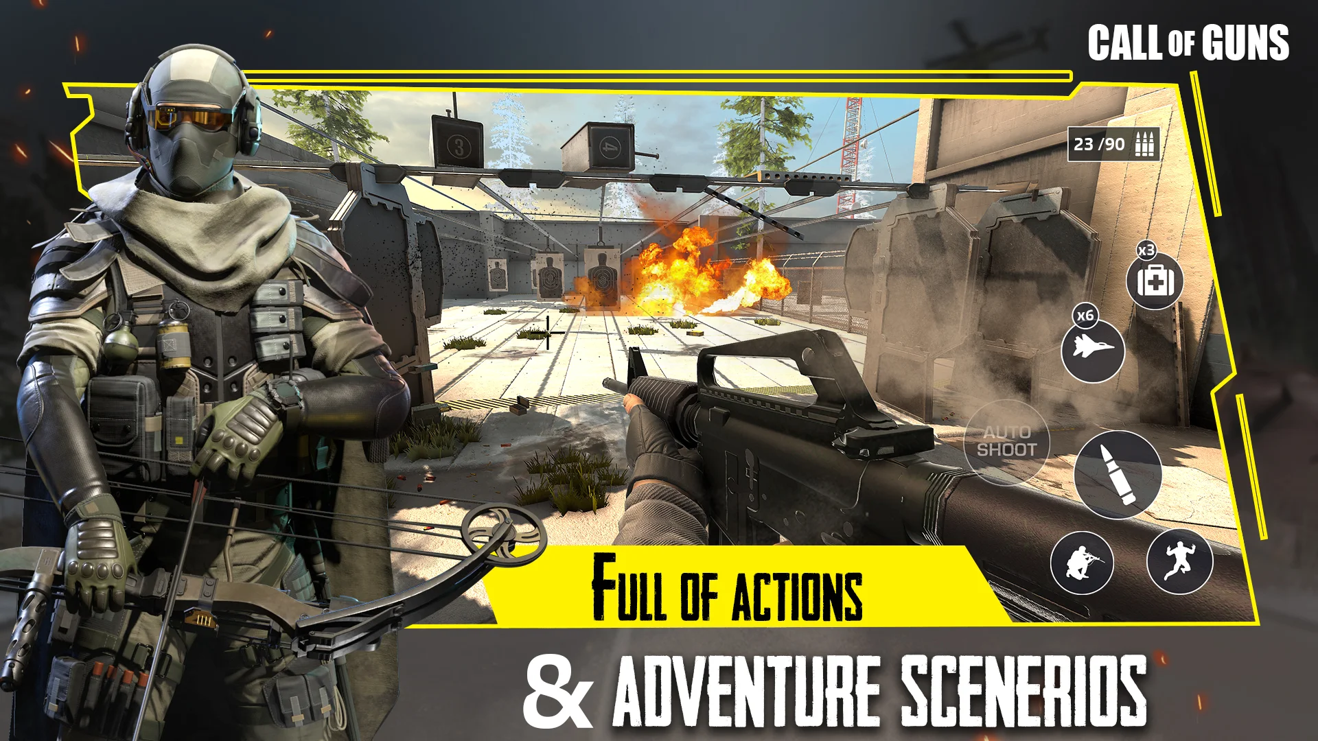 Call of War Duty FPS Gun Game Game for Android