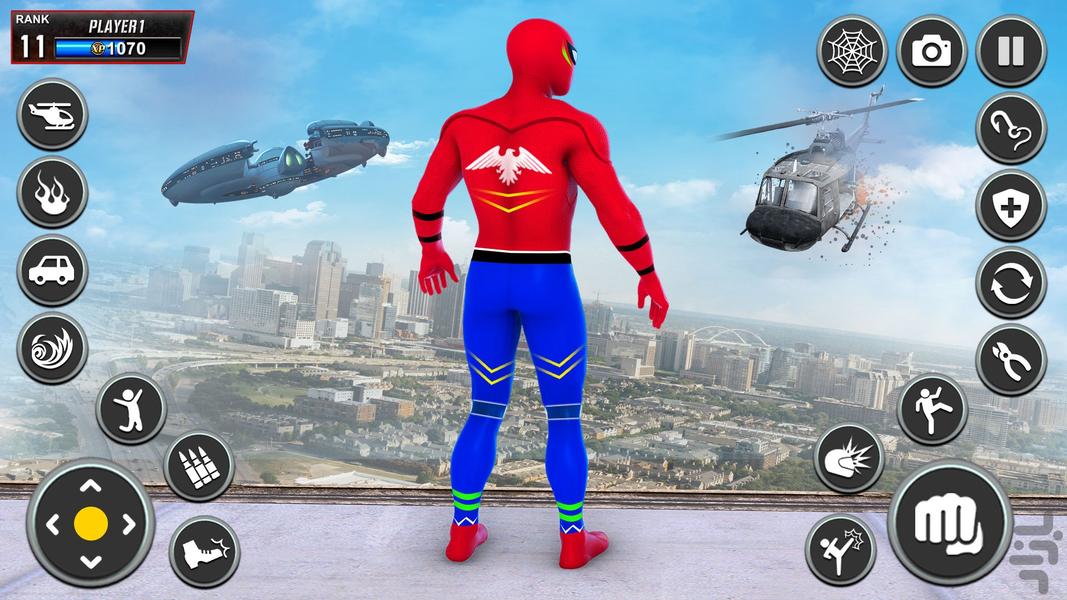 بازی مرد عنکبوتی  | شورش در شهر - Gameplay image of android game