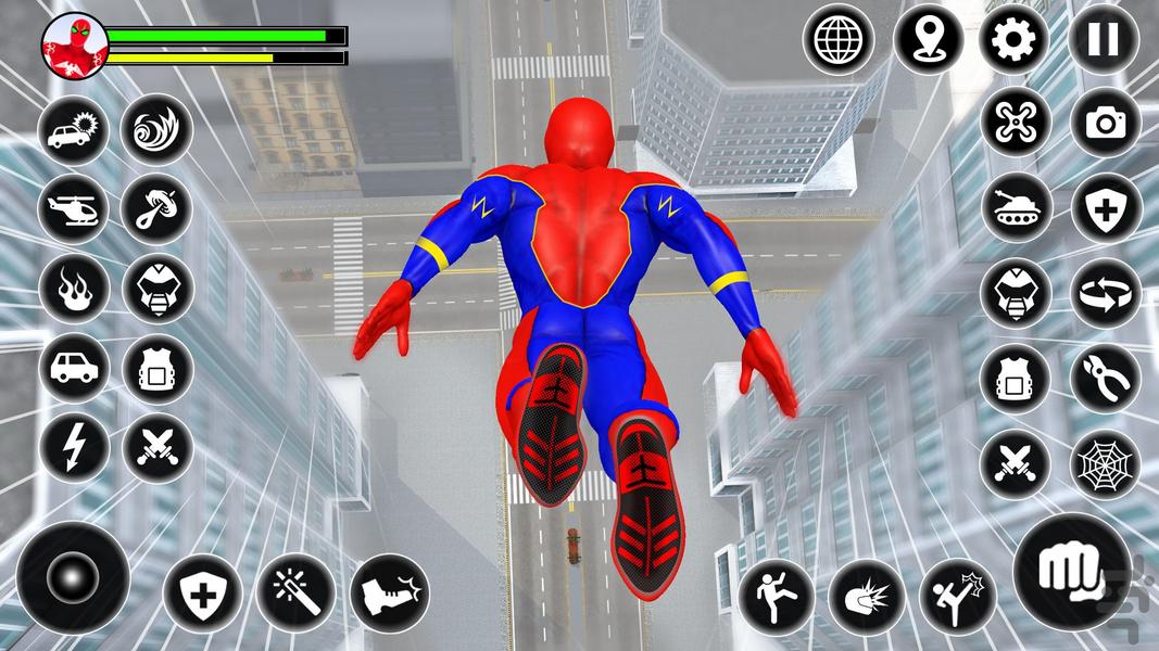 بازی مرد عنکبوتی  | شورش در شهر - عکس بازی موبایلی اندروید