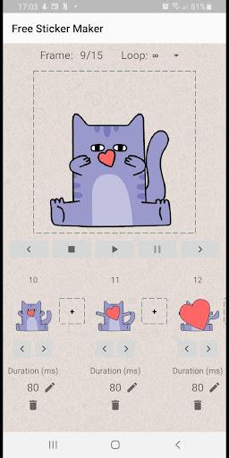 Animated Sticker Maker (FSM) - عکس برنامه موبایلی اندروید