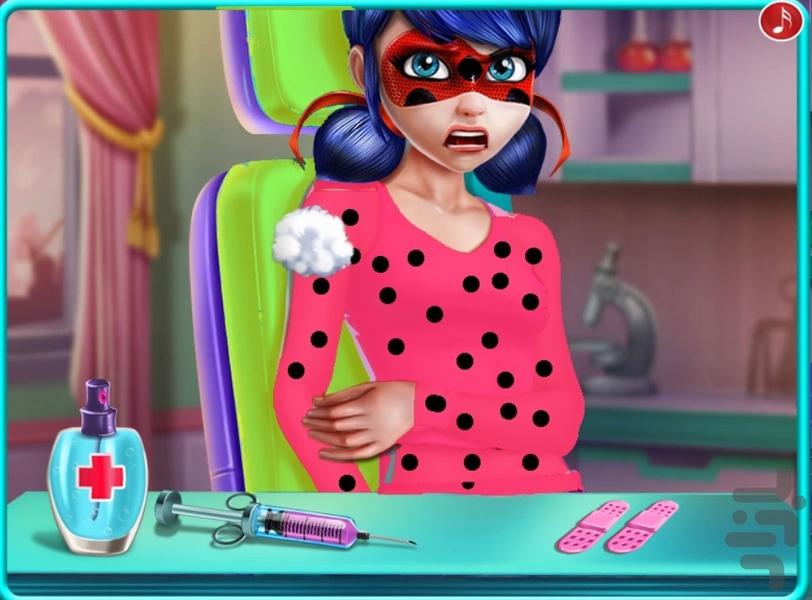 تزریق آمپول دختر کفشدوزکی - Gameplay image of android game