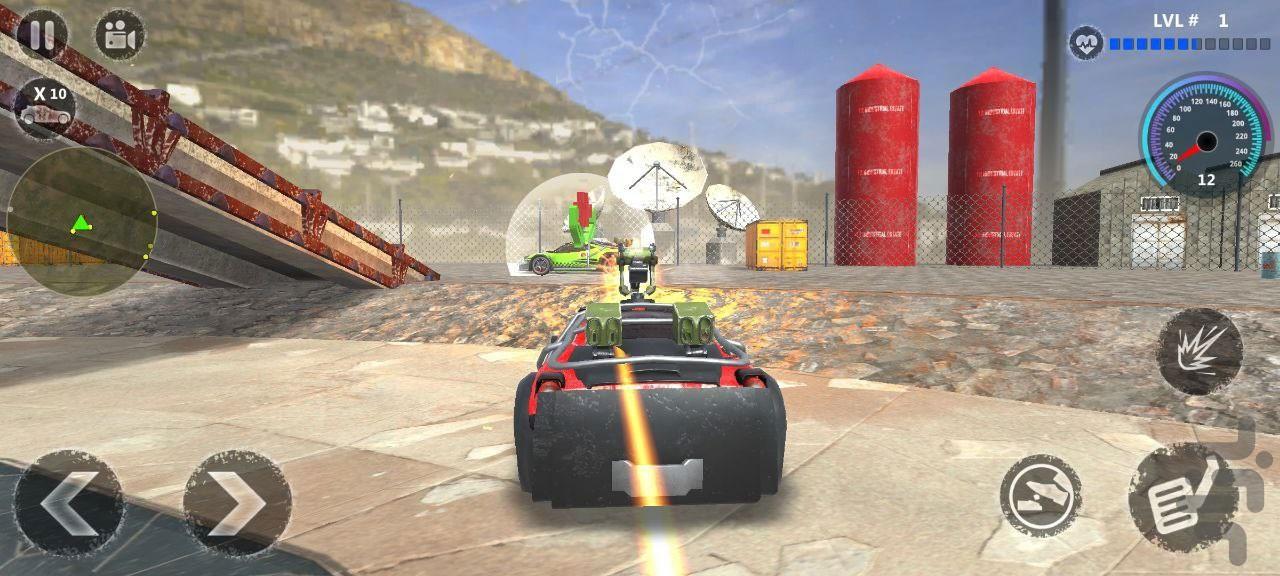 بازی ماشین جنگی | ماشین سواری - عکس بازی موبایلی اندروید