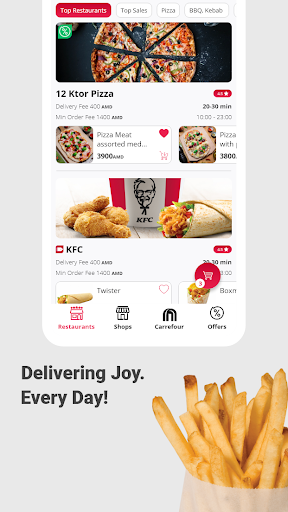 Menu.am-Food and more Delivery - عکس برنامه موبایلی اندروید