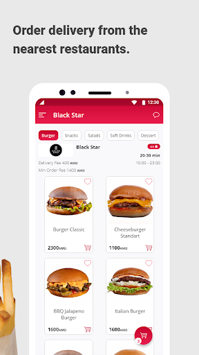 Menu.am-Food and more Delivery - عکس برنامه موبایلی اندروید