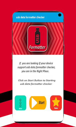 usb otg data formatter checker - Image screenshot of android app
