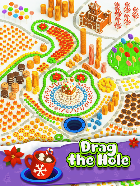 Hole King: Black Hole Game - عکس بازی موبایلی اندروید