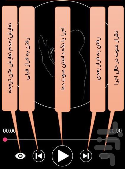 زیارت امین الله صوت ومتن فارسی،عربی - Image screenshot of android app