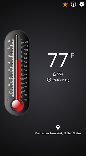 Thermometer++ - عکس برنامه موبایلی اندروید