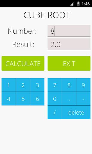 Cube Root Calculator - Image screenshot of android app