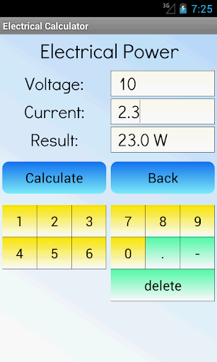 Electrical Calculator - Image screenshot of android app