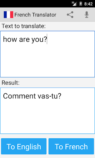 French English Translator - عکس برنامه موبایلی اندروید