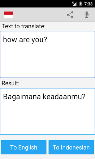 Indonesian English Translator - عکس برنامه موبایلی اندروید