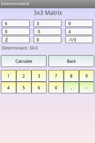 Matrix Operations Calculator - عکس برنامه موبایلی اندروید