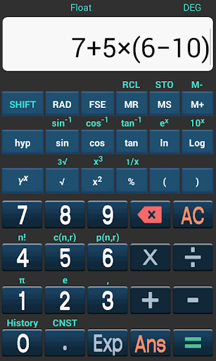 Math Calculator - عکس برنامه موبایلی اندروید