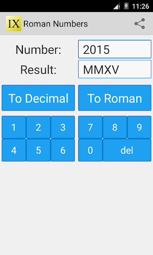 Roman Numbers - Image screenshot of android app