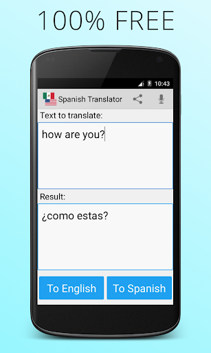 Spanish English Translator - عکس برنامه موبایلی اندروید