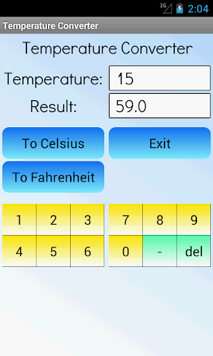 Temperature Converter - Image screenshot of android app