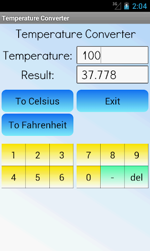 Temperature Converter - Image screenshot of android app