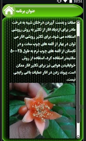 پرورش انار - Image screenshot of android app
