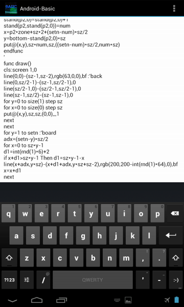 Basic for Android -F - عکس برنامه موبایلی اندروید