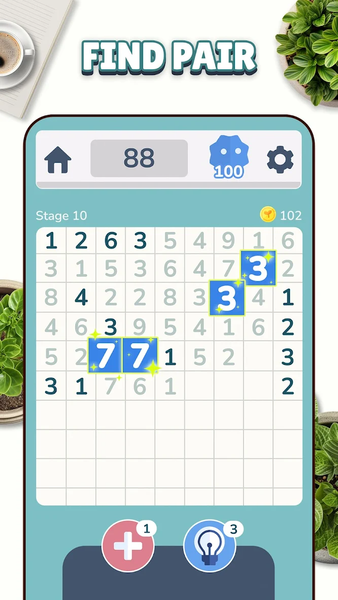 NumMatch: Logic Puzzle - Gameplay image of android game